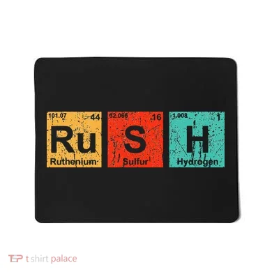 Rush (Rush) Periodic Table Elements Mousepad