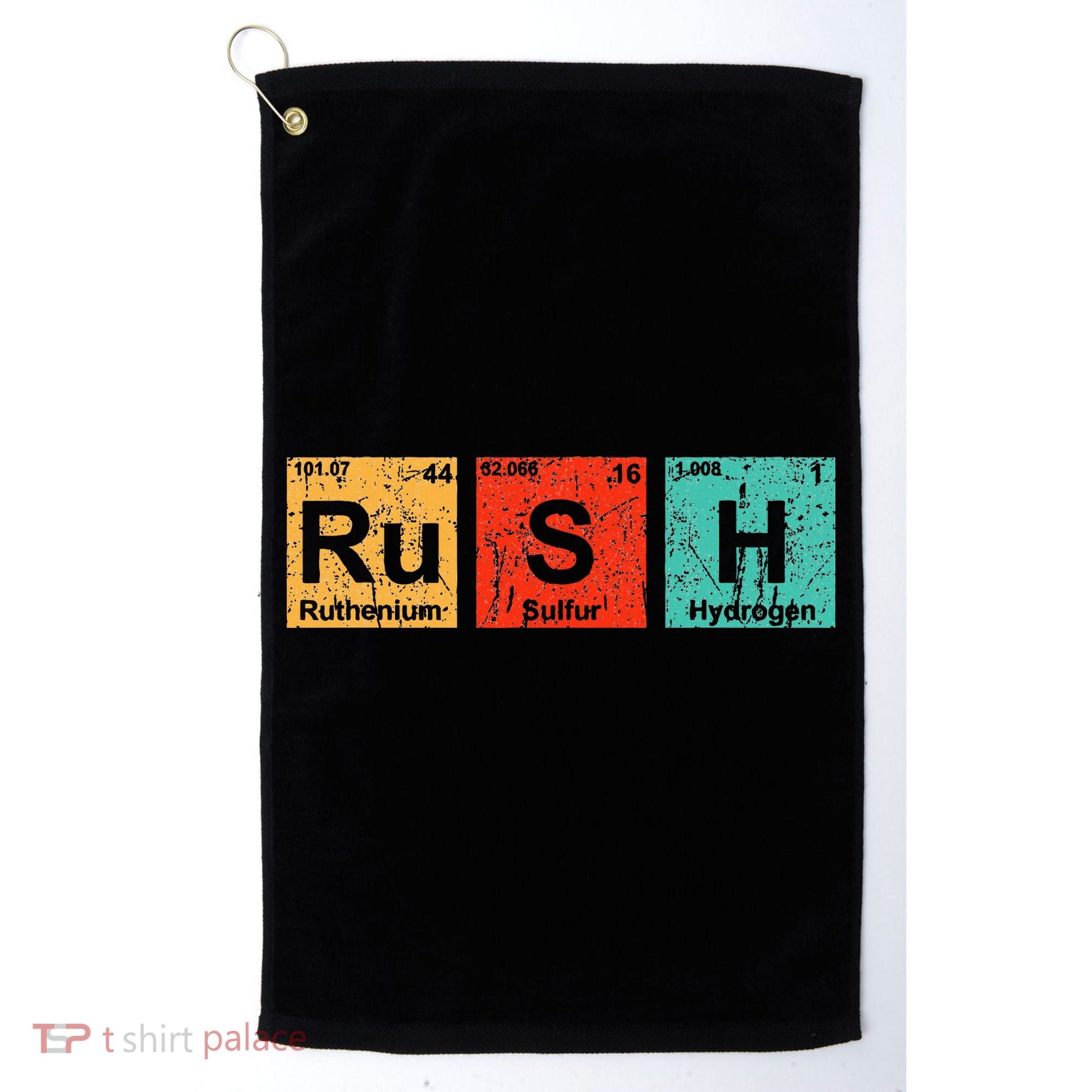 Rush (Rush) Periodic Table Elements Golf Towel
