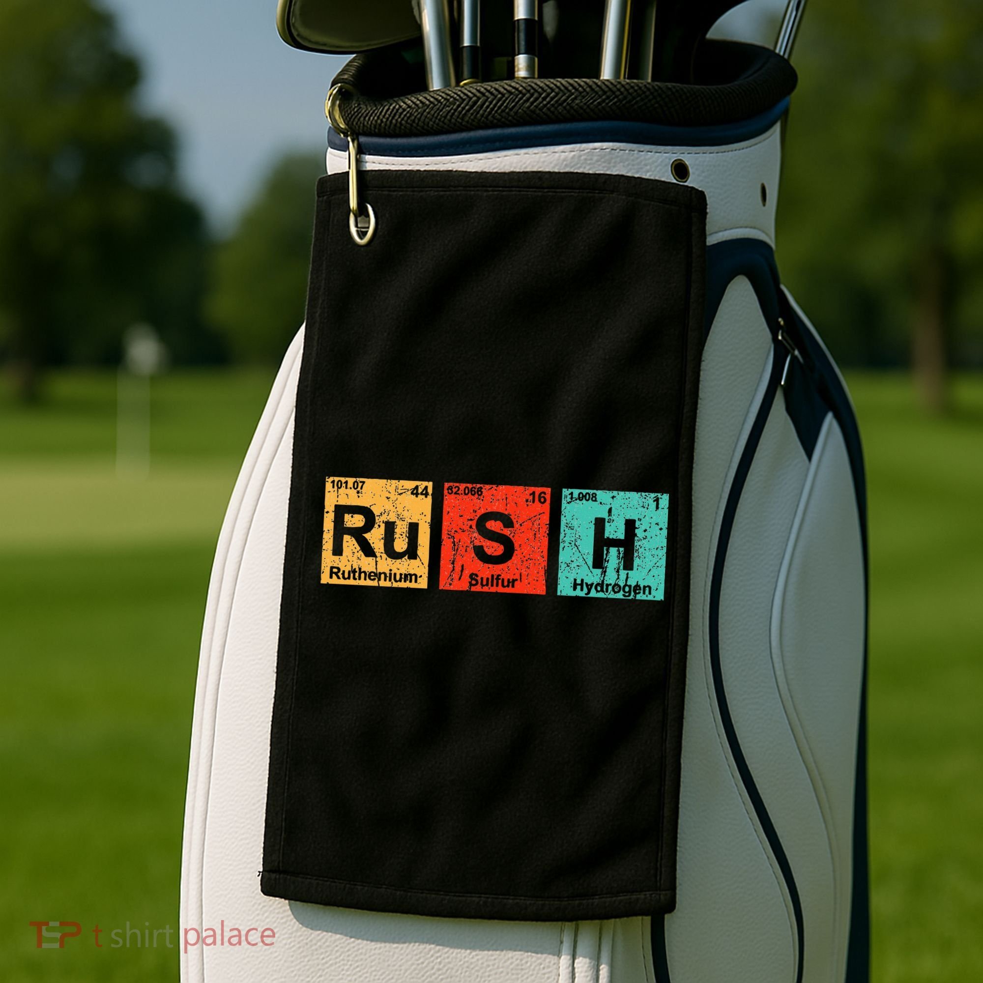 Rush (Rush) Periodic Table Elements Golf Towel