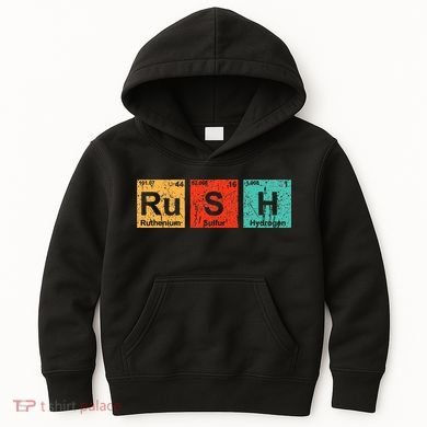 Rush (Rush) Periodic Table Elements Kids Hoodie
