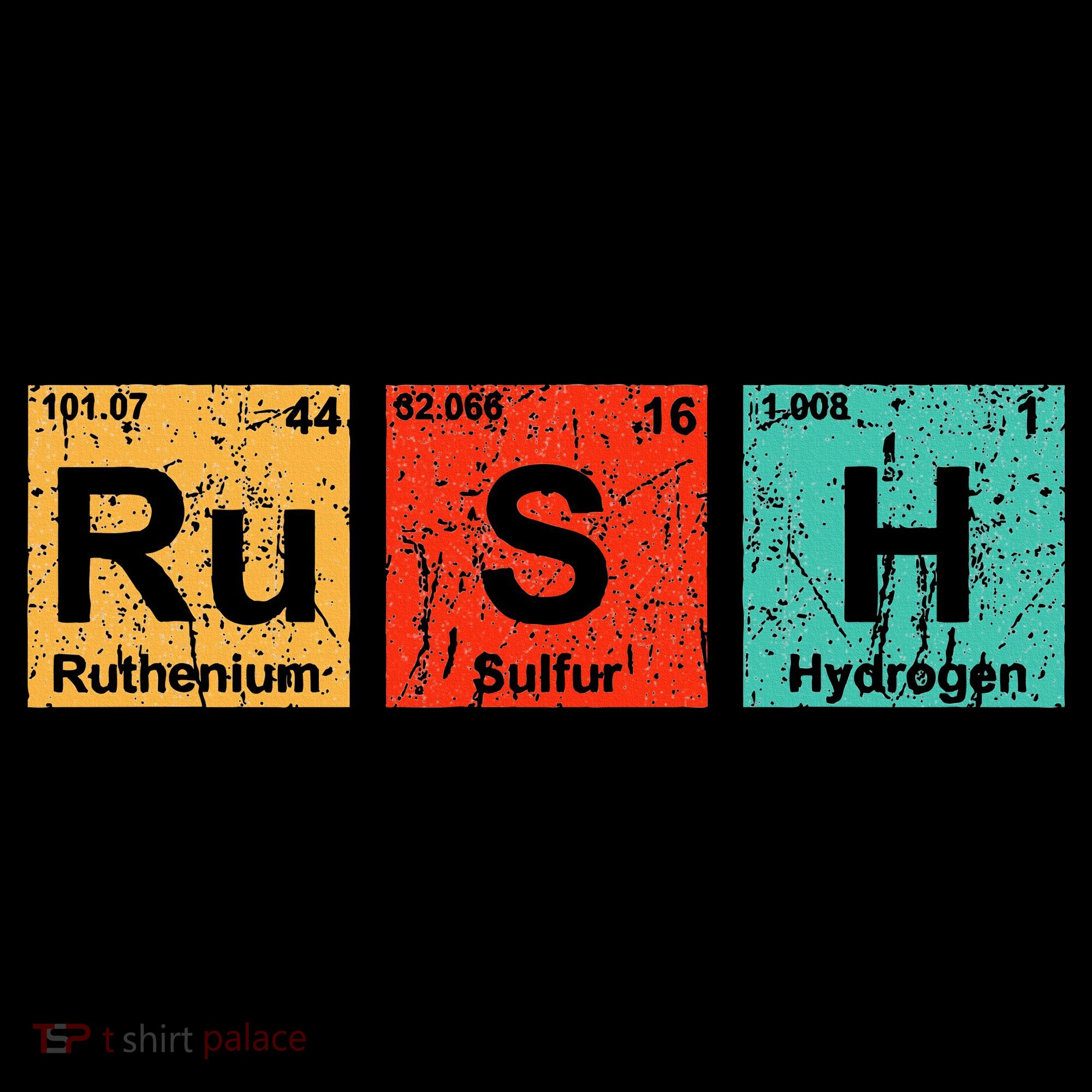 Rush (Rush) Periodic Table Elements Kids Long Sleeve Shirt