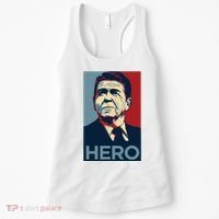 Ronald Reagan President Usa America Funny Women's Tank Top thumb 0