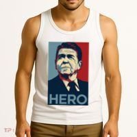 Ronald Reagan President Usa America Funny Tank Top thumb 3