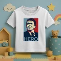 Ronald Reagan President Usa America Funny Toddler T-Shirt thumb 3