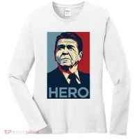 Ronald Reagan President Usa America Funny Women's Long Sleeve Shirt thumb 0