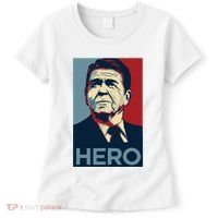 Ronald Reagan President Usa America Funny Women's T-Shirt thumb 0