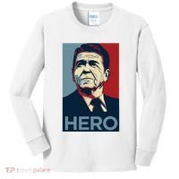 Ronald Reagan President Usa America Funny Kids Long Sleeve Shirt thumb 0
