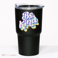 Retro Rainbow Prism Be Kind Tumbler thumb 0