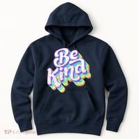 Retro Rainbow Prism Be Kind Hoodie thumb 0