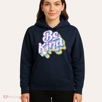 Retro Rainbow Prism Be Kind Hoodie thumb 5