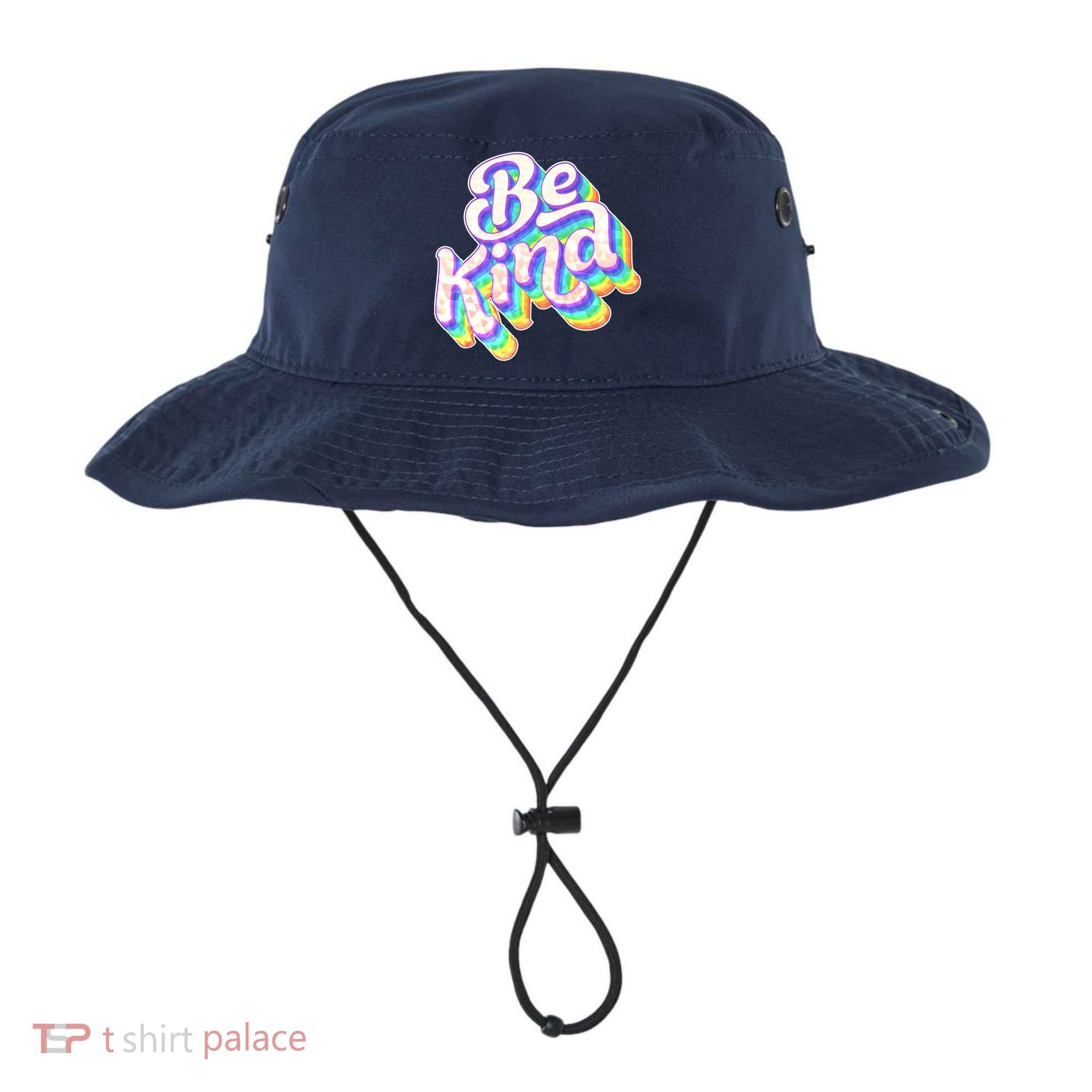 Retro Rainbow Prism Be Kind Bucket Hat