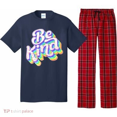 Retro Rainbow Prism Be Kind Pajama Set