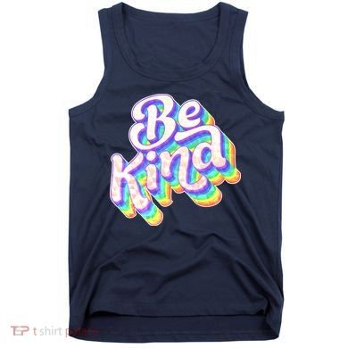 Retro Rainbow Prism Be Kind Tank Top