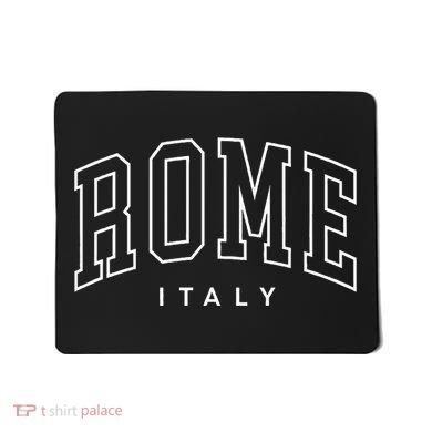 Rome Retro Preppy Throwback Italy Souvenir Mousepad