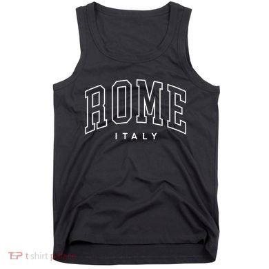 Rome Retro Preppy Throwback Italy Souvenir Tank Top