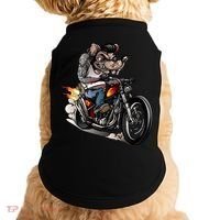 Rockabilly Rats Riding A Bike Doggie Tank thumb 0