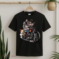 Rockabilly Rats Riding A Bike T-Shirt thumb 2