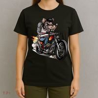 Rockabilly Rats Riding A Bike T-Shirt thumb 4
