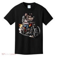 Rockabilly Rats Riding A Bike Kids T-Shirt thumb 0