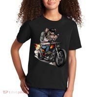 Rockabilly Rats Riding A Bike Kids T-Shirt thumb 2