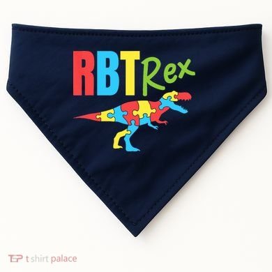 RBT Rex Registered Behavior Technician Therapist Autism USA-Made Doggie Bandana