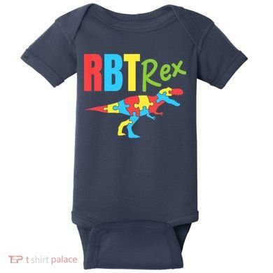 RBT Rex Registered Behavior Technician Therapist Autism Baby Bodysuit