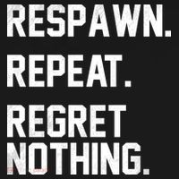 Respawn Repeat Regret Nothing Funny Gamer Backpack thumb 2