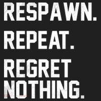 Respawn Repeat Regret Nothing Funny Gamer Beanie thumb 2