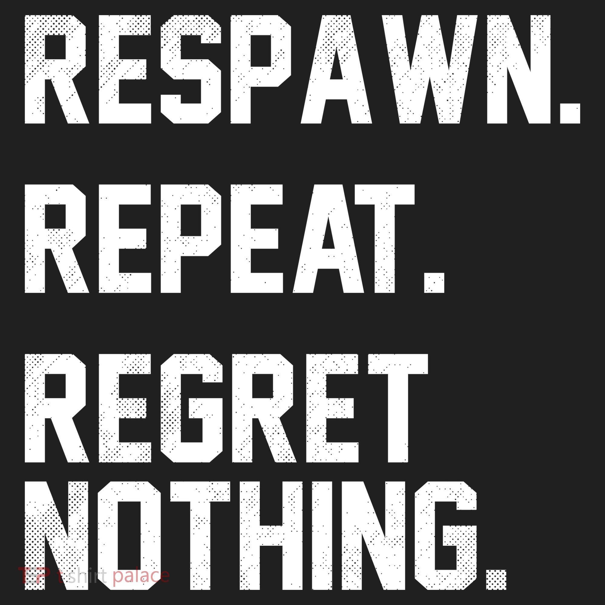 Respawn Repeat Regret Nothing Funny Gamer Beanie