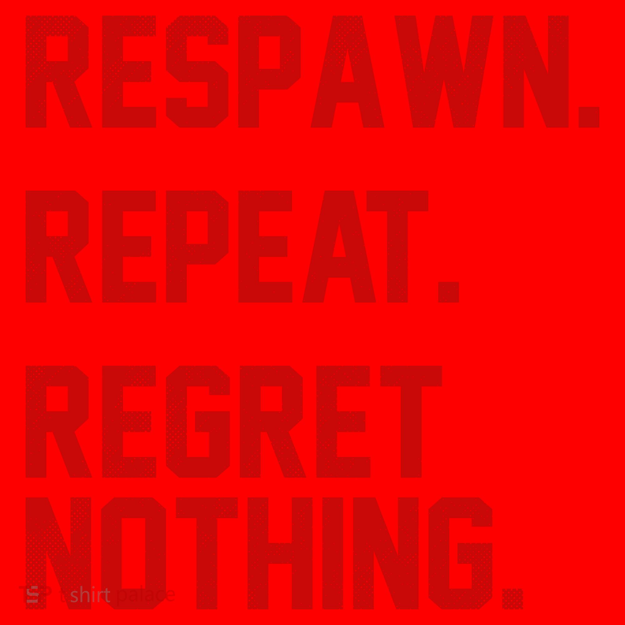 Respawn Repeat Regret Nothing Funny Gamer Santa Hat