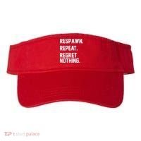 Respawn Repeat Regret Nothing Funny Gamer Visor thumb 0