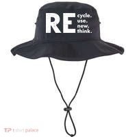 Recycle Reuse Renew Rethink Crisis Environmental Activism Bucket Hat thumb 0