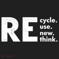 Recycle Reuse Renew Rethink Crisis Environmental Activism Tumbler thumb 3
