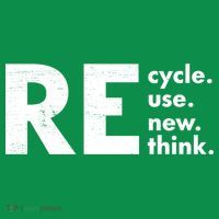 Recycle Reuse Renew Rethink Crisis Environmental Activism Sweatshirt thumb 3