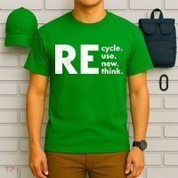 Recycle Reuse Renew Rethink Crisis Environmental Activism T-Shirt thumb 6