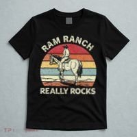 Ram Ranch Really Rock Vintage Western Rodeo Cow Horseback T-Shirt thumb 5