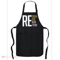 Recycle Reuse Renew Rethink Crisis Environmental Activism Apron thumb 0