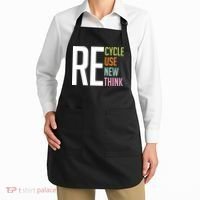 Recycle Reuse Renew Rethink Crisis Environmental Activism Apron thumb 2