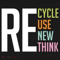 Recycle Reuse Renew Rethink Crisis Environmental Activism Sweatshirt thumb 3