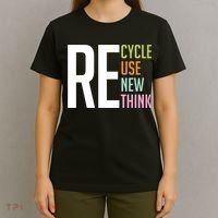 Recycle Reuse Renew Rethink Crisis Environmental Activism T-Shirt thumb 4
