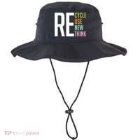Recycle Reuse Renew Rethink Crisis Environmental Activism Bucket Hat thumb 0