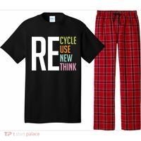 Recycle Reuse Renew Rethink Crisis Environmental Activism Pajama Set thumb 0