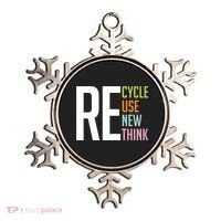 Recycle Reuse Renew Rethink Crisis Environmental Activism Ornament thumb 0