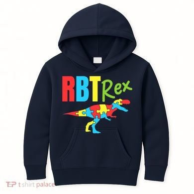 RBT Rex Registered Behavior Technician ABA Therapist Autism Kids Hoodie