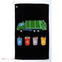 Recycling Rash Ruck Garbage Ruck Golf Towel thumb 0