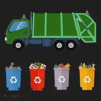 Recycling Rash Ruck Garbage Ruck Golf Towel thumb 3