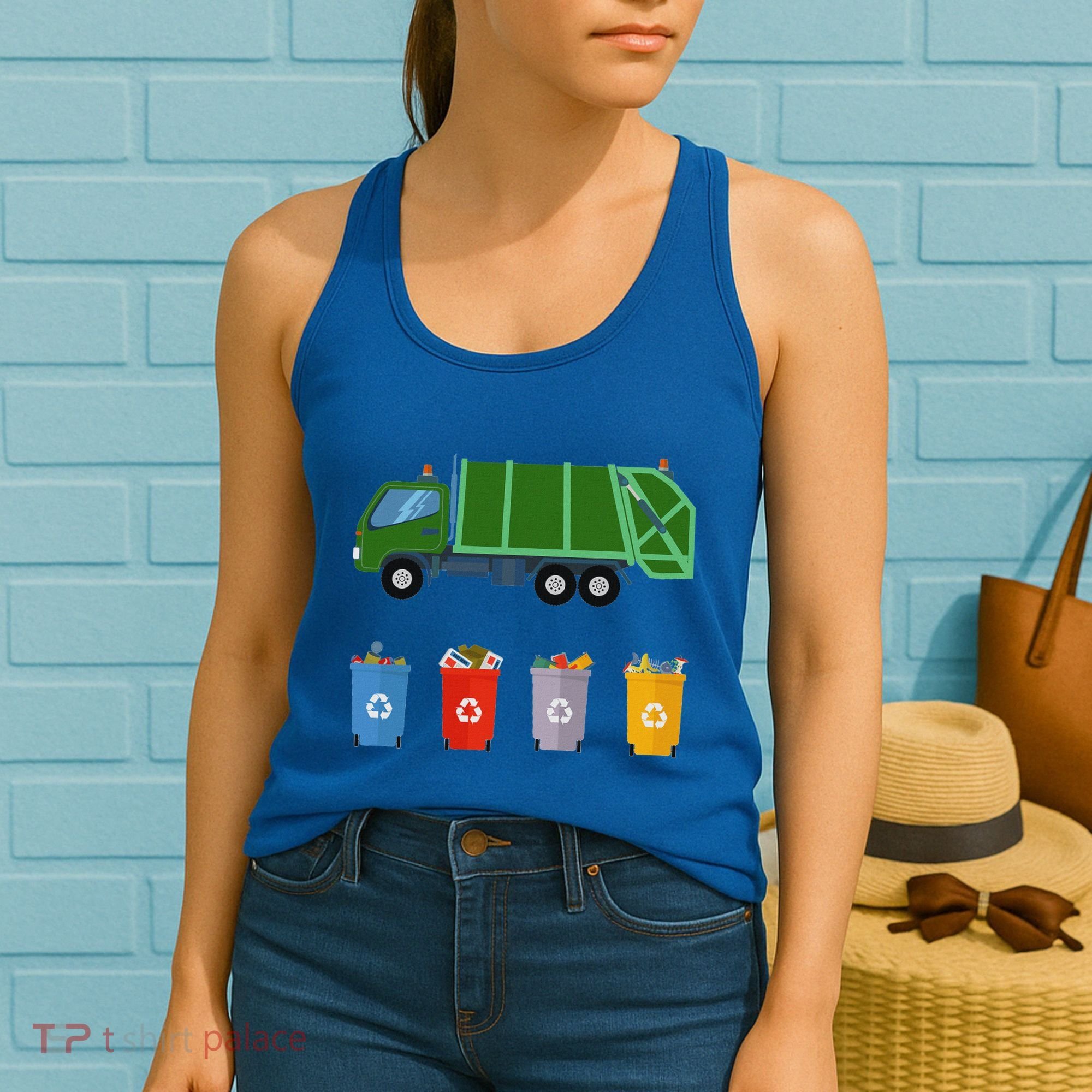 Recycling Rash Ruck Garbage Ruck Women's Tank Top