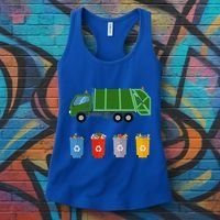 Recycling Rash Ruck Garbage Ruck Women's Tank Top thumb 3