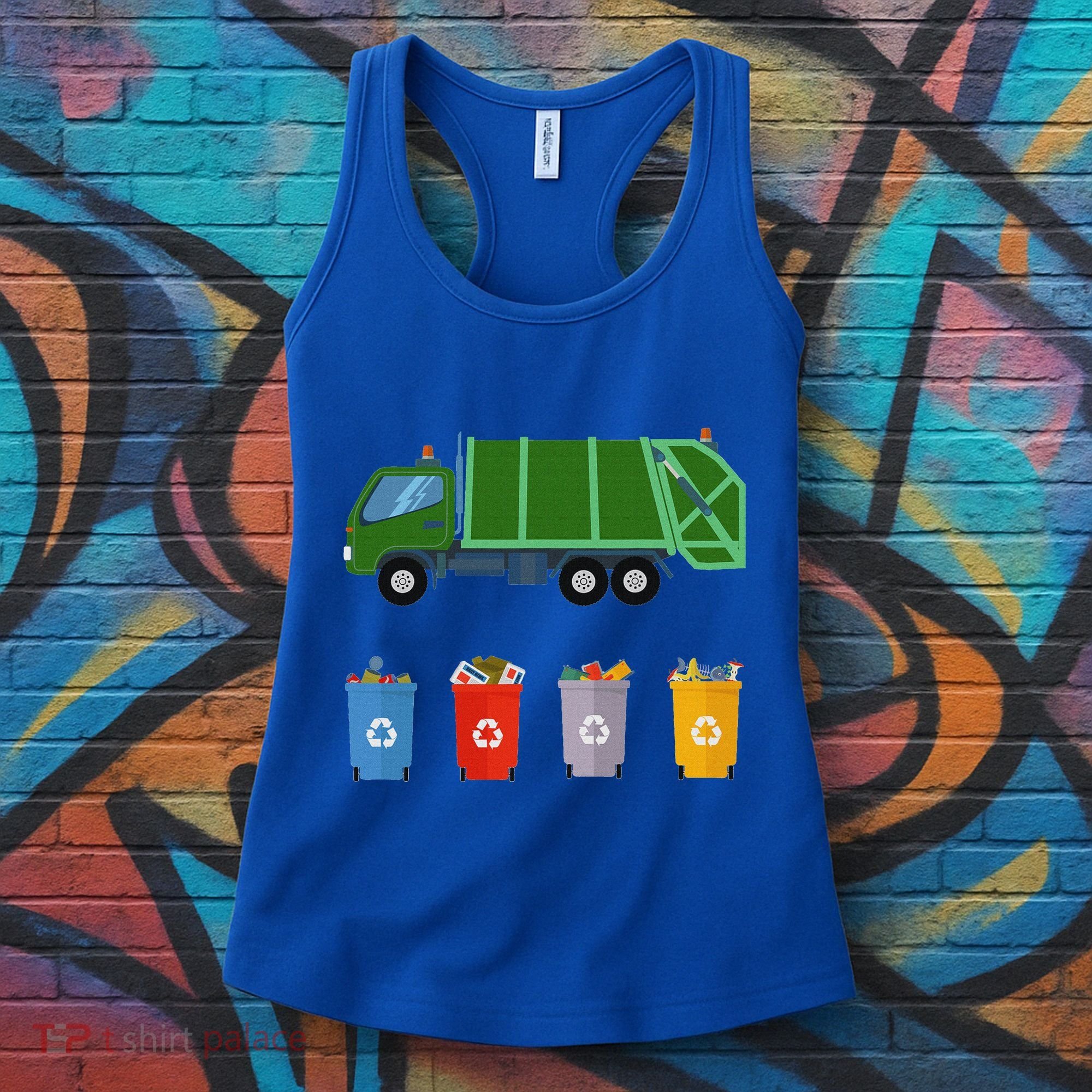 Recycling Rash Ruck Garbage Ruck Women's Tank Top
