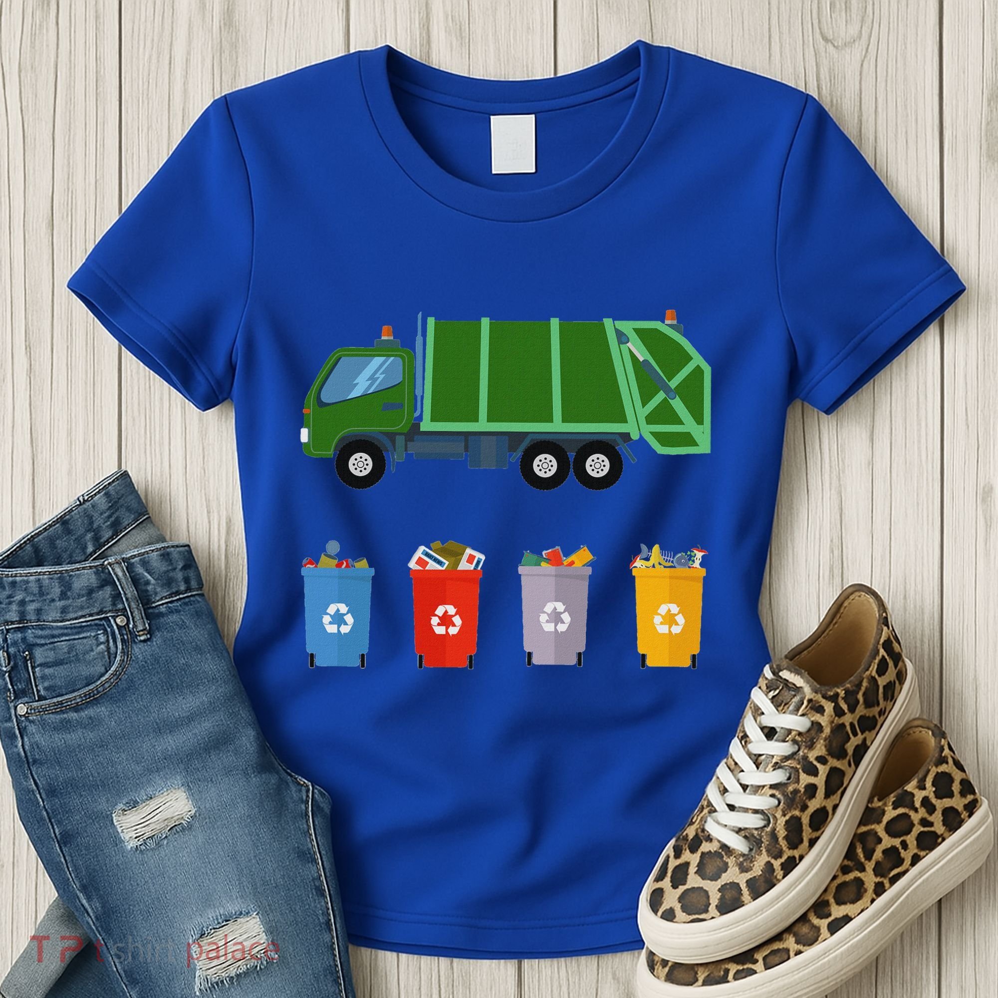 Recycling Rash Ruck Garbage Ruck Women's T-Shirt